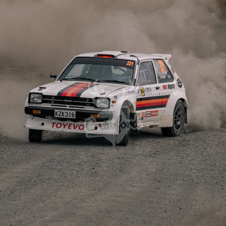 Otago rally ss5 #221 Toyota Starlet - Automotive