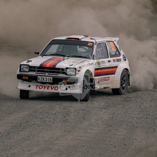 Otago rally ss5 #221 Toyota Starlet - Automotive