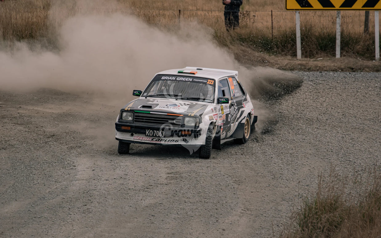 Otago rally ss5 #223 Toyota Starlet - Automotive
