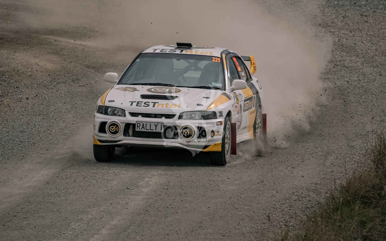 Otago rally ss5 #225 Mitsubishi Lancer Evo - Automotive