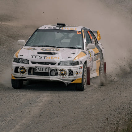 Otago rally ss5 #225 Mitsubishi Lancer Evo - Automotive
