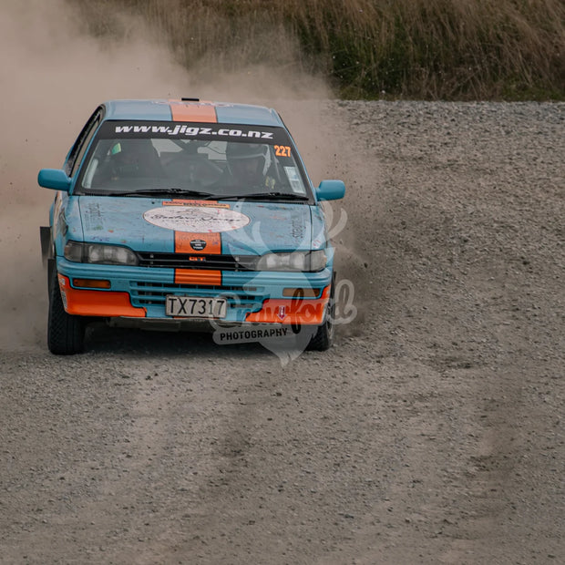 Otago rally ss5 #227 Toyota Corolla - Automotive