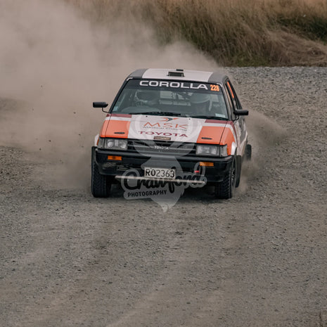 Otago rally ss5 #228 Toyota Corolla AE82 GT - Automotive