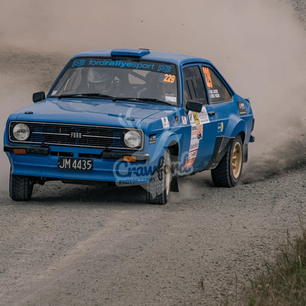 Otago rally ss5 #229 Ford Escort - Automotive