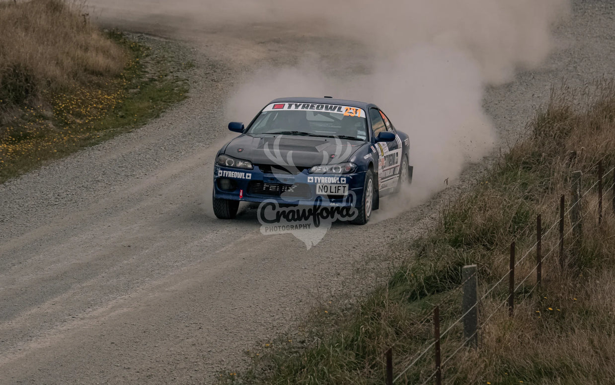 Otago rally ss5 #231 Nissan Silvia - Automotive