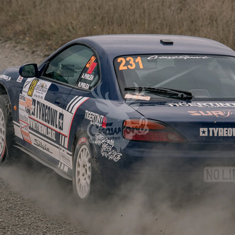 Otago rally ss5 #231 Nissan Silvia - Automotive