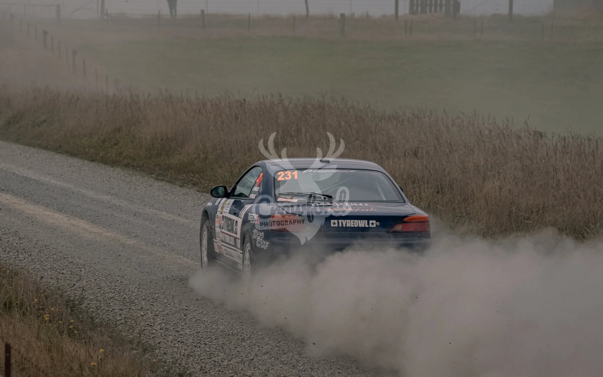 Otago rally ss5 #231 Nissan Silvia - Automotive