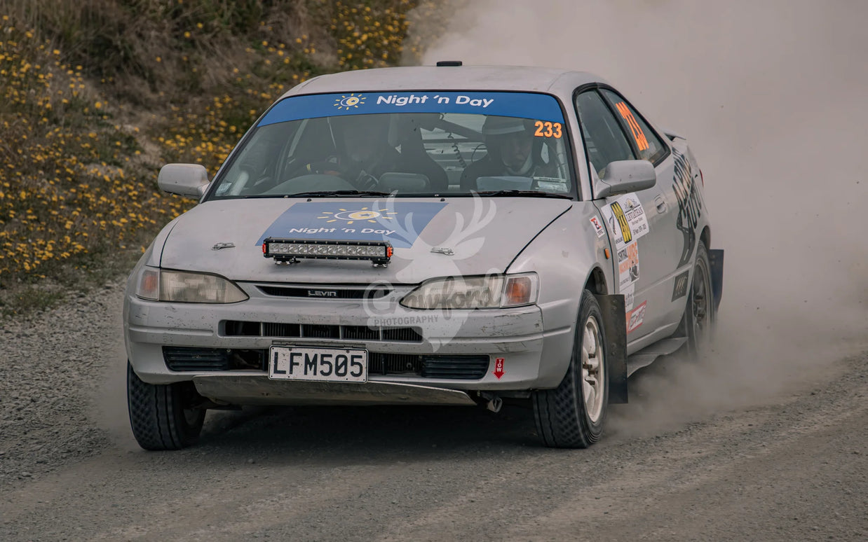 Otago rally ss5 #233 Toyota Trueno - Automotive