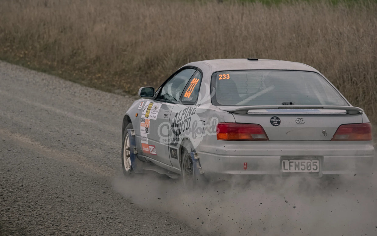 Otago rally ss5 #233 Toyota Trueno - Automotive