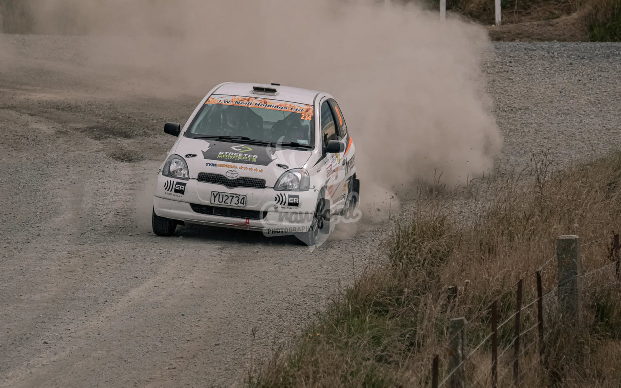 Otago rally ss5 #234 Toyota Echo - Automotive