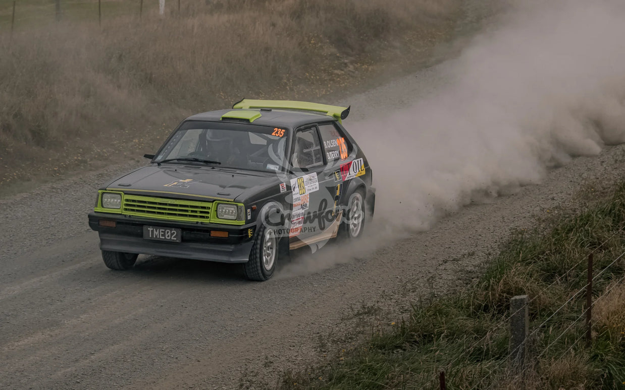 Otago rally ss5 #235 Toyota Starlet - Automotive