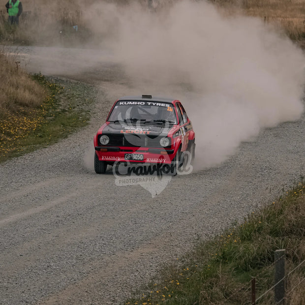 Otago rally ss5 #23c Ford Escort - Automotive