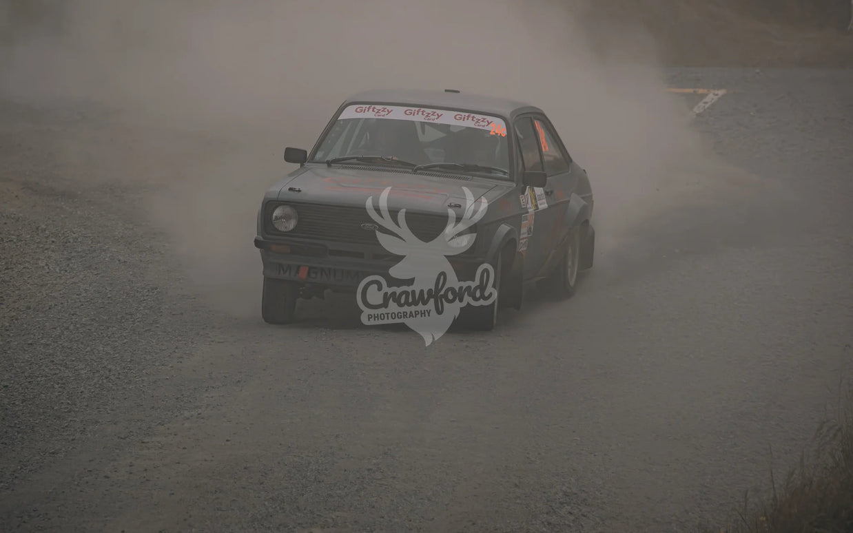 Otago rally ss5 #24c Ford Escort RS1800 - Automotive