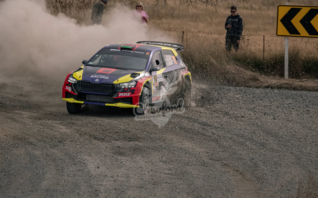 Otago rally ss5 #27 Skoda Fabia RS Rally2 - Automotive