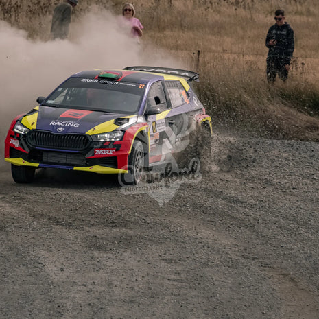 Otago rally ss5 #27 Skoda Fabia RS Rally2 - Automotive