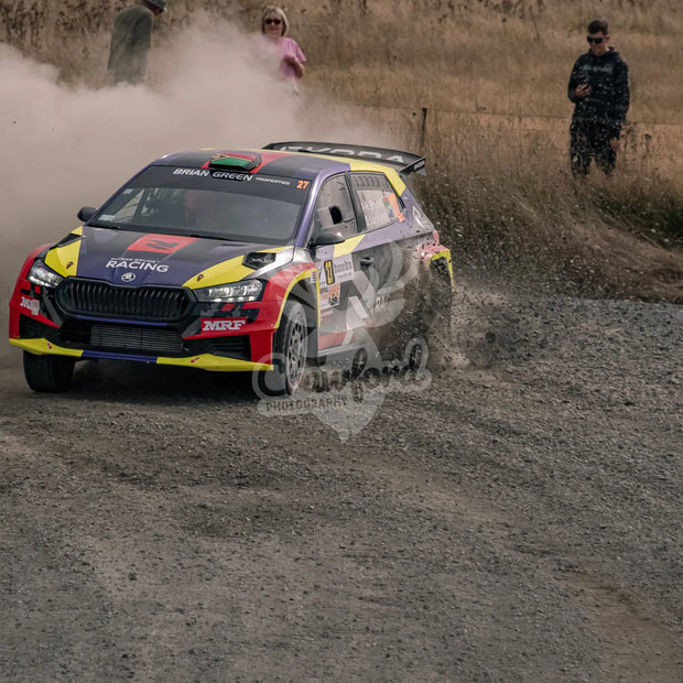 Otago rally ss5 #27 Skoda Fabia RS Rally2 - Automotive