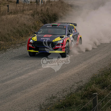 Otago rally ss5 #27 Skoda Fabia RS Rally2 - Automotive
