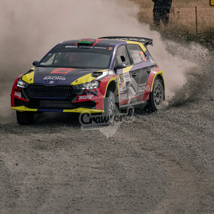 Otago rally ss5 #27 Skoda Fabia RS Rally2 - Automotive