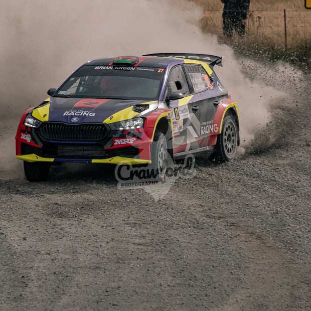 Otago rally ss5 #27 Skoda Fabia RS Rally2 - Automotive