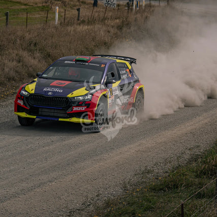 Otago rally ss5 #27 Skoda Fabia RS Rally2 - Automotive