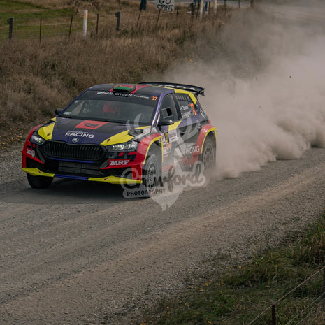 Otago rally ss5 #27 Skoda Fabia RS Rally2 - Automotive
