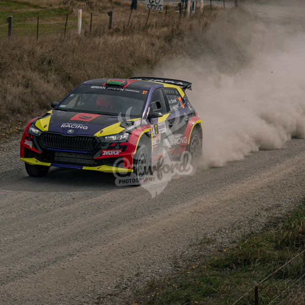Otago rally ss5 #27 Skoda Fabia RS Rally2 - Automotive