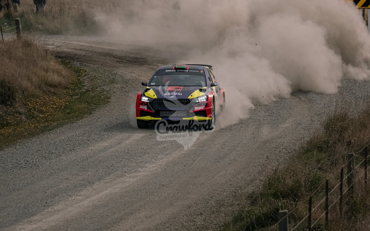 Otago rally ss5 #27 Skoda Fabia RS Rally2 - Automotive