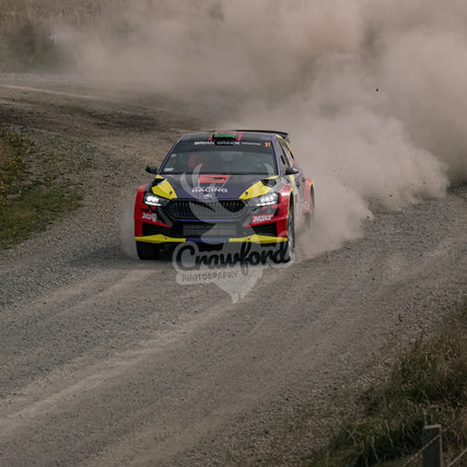 Otago rally ss5 #27 Skoda Fabia RS Rally2 - Automotive
