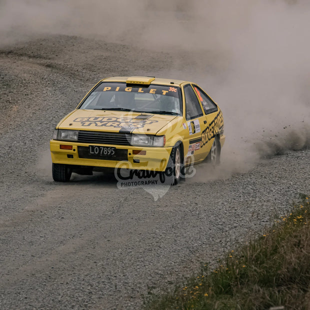 Otago rally ss5 #30c Toyota Corolla AE 86 - Automotive