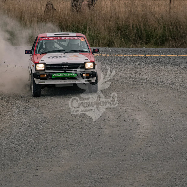 Otago rally ss5 #40c Toyota Starlet - Automotive