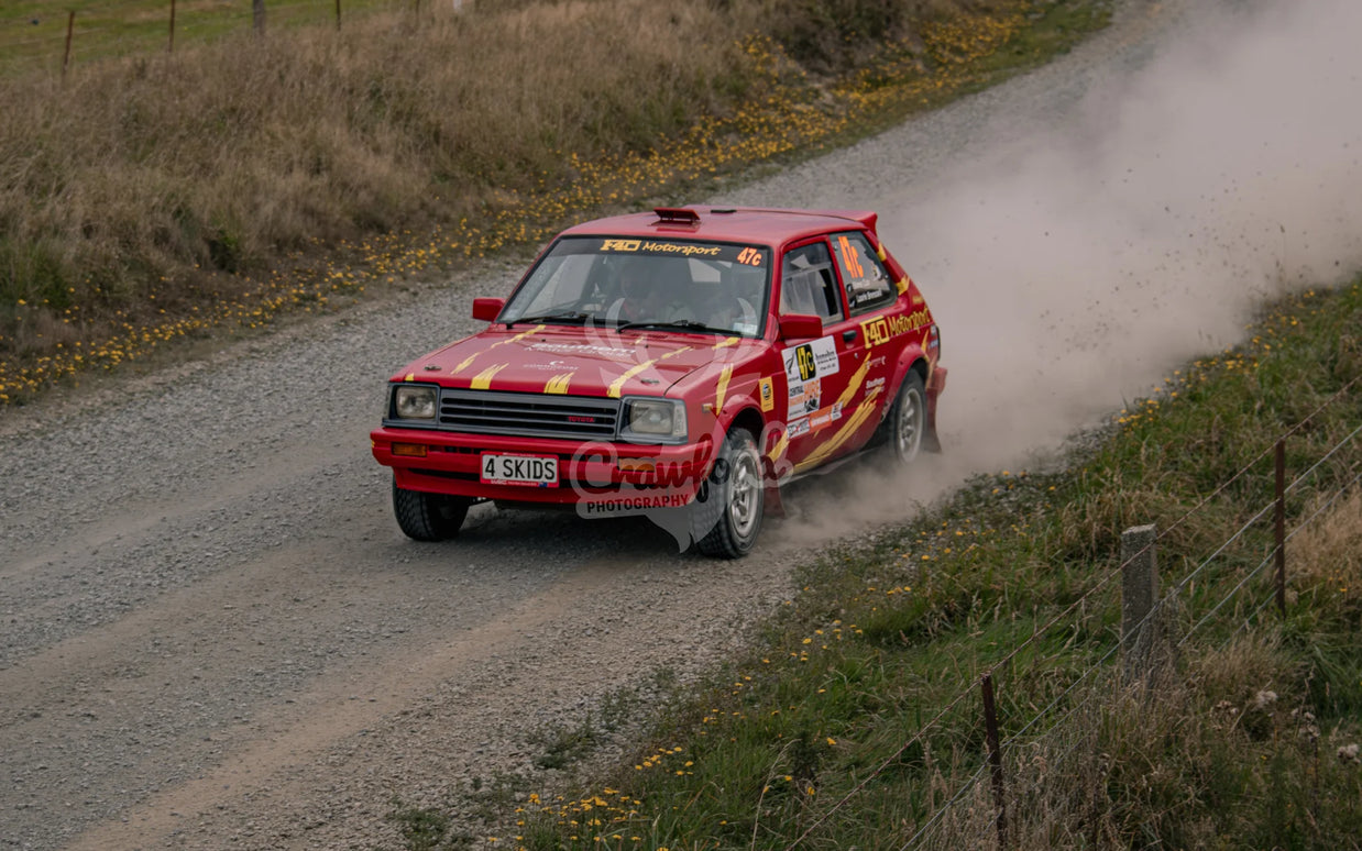Otago rally ss5 #47c Toyota Starlet - Automotive