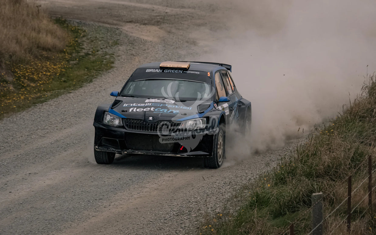 Otago rally ss5 #5 Skoda Fabia R5 - Automotive